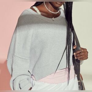 Aerie beyond cropped sweater